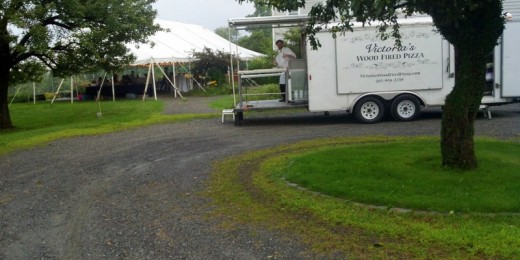 pizza truck at Tyrone Farm